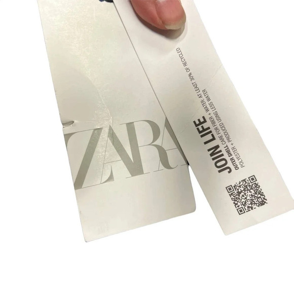 Zara Rib Texture Striped Pull On Flared Bell Bottom Pants Multicolor Size Large - Picture 11 of 12